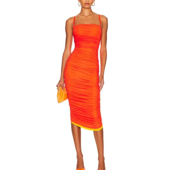 Simon Miller Jota Dress in Poppy Orange Sleeveless XS NWT - Picture 1 of 1
